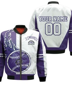Colorado Rockies 3D Personalized Bomber Jacket Model 1470