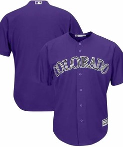 Colorado Rockies Alternate Official Cool Base Team Jersey - Purple