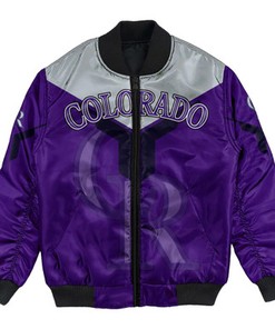 Colorado Rockies Bomber Jacket Drinking Style - MLB