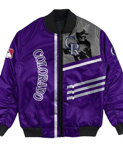 Colorado Rockies Bomber Jacket Personalized Baseball For Fan - MLB