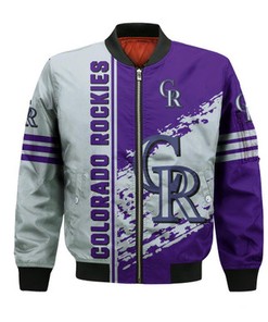 Colorado Rockies Bomber Jacket Quarter Style - MLB