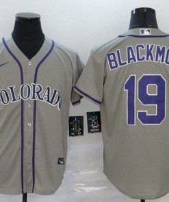 Colorado Rockies Charlie Blackmon #19 2020 Mlb Grey Jersey