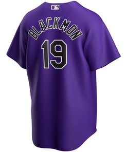 Colorado Rockies Charlie Blackmon #19 2020 Mlb Purple Jersey
