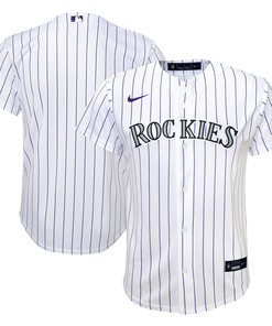Colorado Rockies Home Replica Team Jersey White Mlb