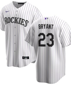 Colorado Rockies Kris Bryant 23 Mlb White Player Jersey Gift For Rockies Fans