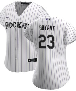 Colorado Rockies Kris Bryant 23 Mlb White Player Jersey Gift For Rockies Fans