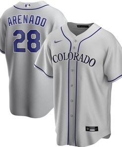 Colorado Rockies Nolan Arenado #28 2020 Mlb White Jersey