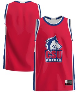 Colorado State Pueblo Thunderwolves Basketball Jersey - Red Ncaa