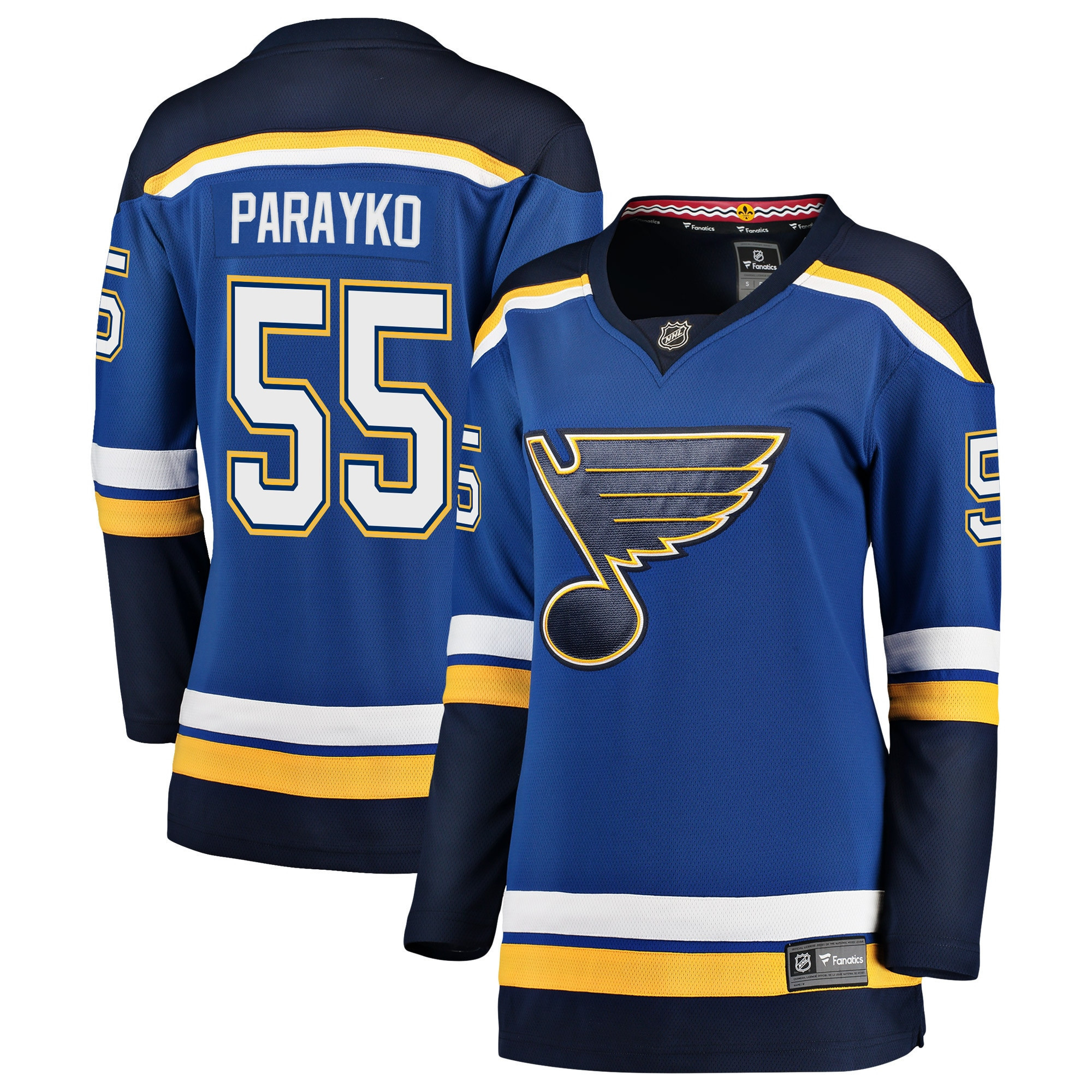Colton Parayko St. Louis Blues Fanatics Branded Womens Home Premier Breakaway Player Jersey - Blue Nhl