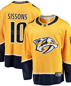 Colton Sissons Nashville Predators Fanatics Branded Breakaway Player Jersey - Gold Nhl