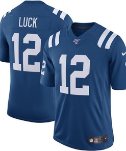 Colts Andrew Luck Royal Nfl 100 Vapor Jersey