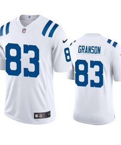 Colts Kylen Granson 83 Vapor Limited White Jersey
