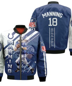 Colts Peyton Manning 3D T Shirt Hoodie Jersey Bomber Jacket