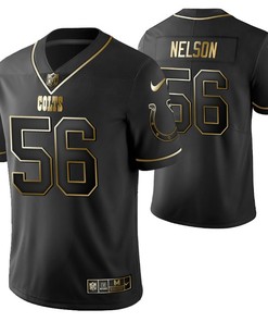 Colts Quenton Nelson 56 2021 Nfl Golden Brandedition Black Jersey Gift For Colts Fans