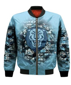 Columbia Lions Bomber Jacket Camouflage Vintage  - NCAA