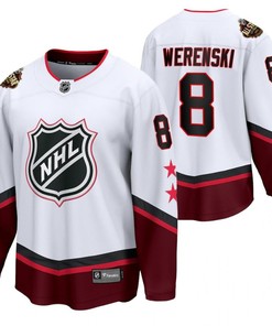 Columbus Blue Jackets 8 Zach Werenski 2022 All-Star Eastern Conference White Jersey Jersey