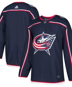 Columbus Blue Jackets Adidas Home Authentic Blank Jersey - Navy Nhl