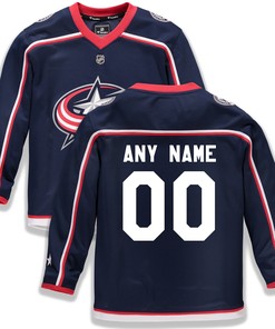 Columbus Blue Jackets Fanatics Branded Home Replica Custom Jersey - Navy Custom Jerseys Nhl