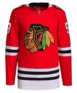 Connor Bedard 98 Chicago Blackhawks 2023 NHL Draft Home Breakaway Men Jersey - Red