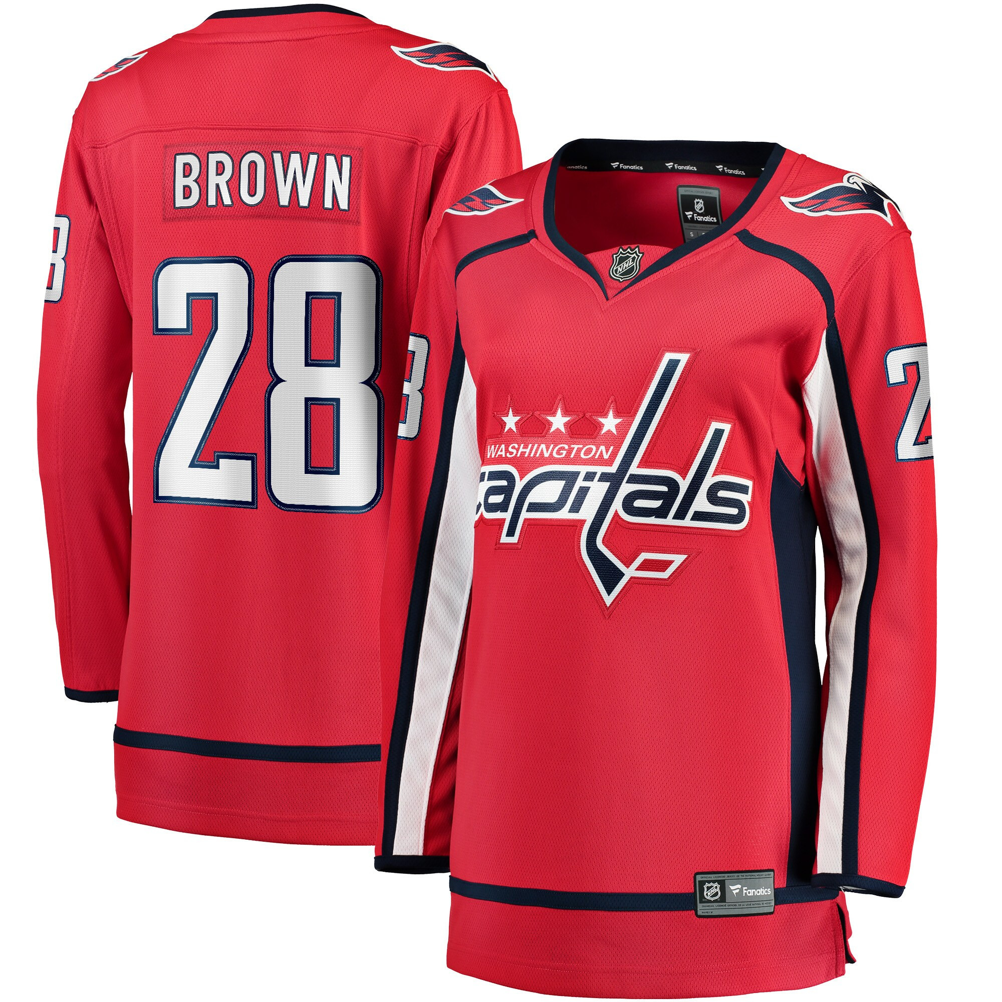 Connor Brown Washington Capitals Fanatics Branded Womens Home Breakaway Player Jersey - Red Nhl