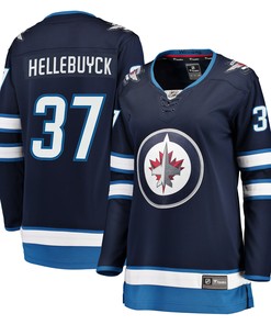 Connor Hellebuyck Winnipeg Jets Fanatics Branded Womens Breakaway Player Jersey - Navy Nhl