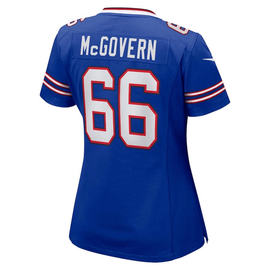 Connor McGovern 66 Buffalo Bills Women's Game Jersey - Royal