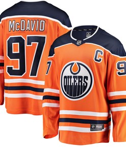 Connor Mcdavid Edmonton Oilers Fanatics Branded Breakaway Player Jersey - Orange Nhl