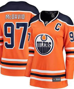 Connor Mcdavid Edmonton Oilers Fanatics Branded Womens Home Premier Breakaway Player Jersey - Orange Nhl