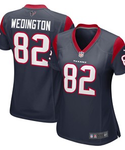 Connor Wedington Houston Texans Womens Game Player Jersey - Navy Nfl