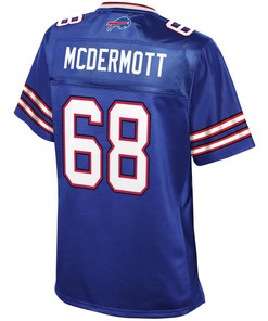 Conor Mcdermott Buffalo Bills Nfl Pro Line Womens Team Color Player Jersey - Royal