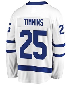 Conor Timmins 25 Toronto Maple Leafs Stanley Cup 2023 Playoffs Patch Away Breakaway Men Jersey - White