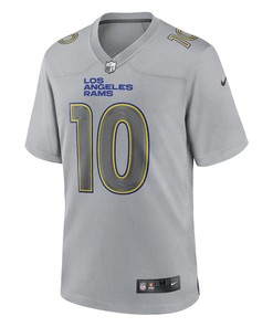 Cooper Kupp 10 Los Angeles Rams Men Atmosphere Fashion Game Jersey - Gray