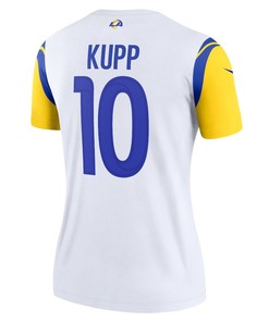 Cooper Kupp 10 Los Angeles Rams Women's Legend Jersey - White