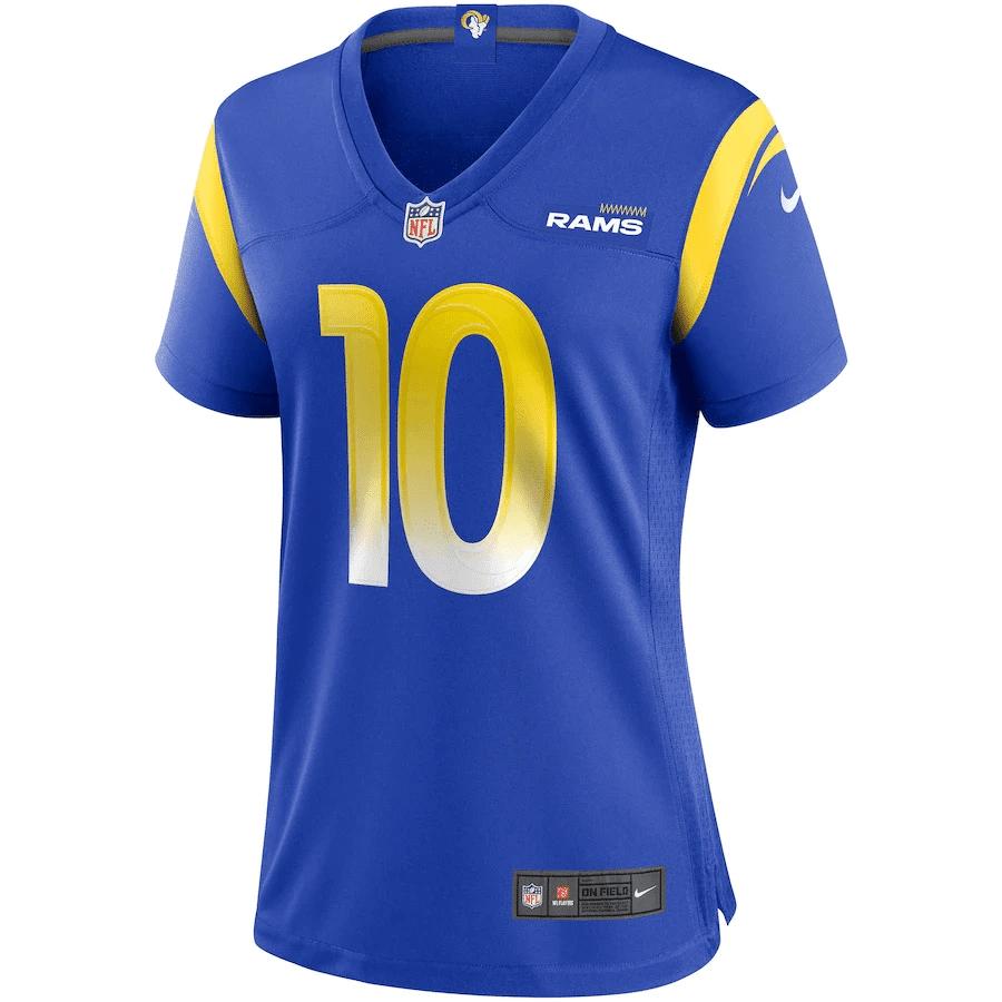 Cooper Kupp 10 Los Angeles Rams Women's Team Game Jersey - Royal