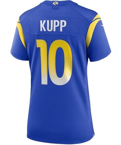 Cooper Kupp 10 Los Angeles Rams Women's Team Game Jersey - Royal