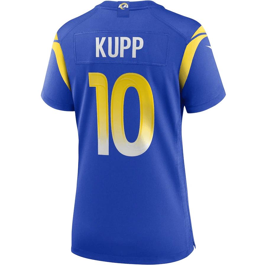 Cooper Kupp 10 Los Angeles Rams Women's Team Game Jersey - Royal