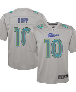 Cooper Kupp 10 Los Angeles Rams Youth Atmosphere Game Jersey - Gray
