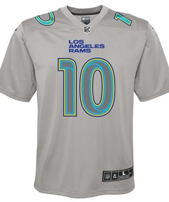 Cooper Kupp 10 Los Angeles Rams Youth Atmosphere Game Jersey - Gray