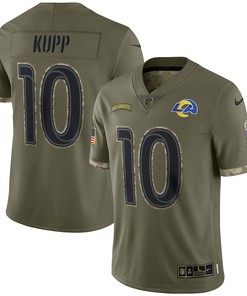 Cooper Kupp Los Angeles Rams 2022 Salute To Service Limited Jersey - Olive