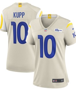 Cooper Kupp Los Angeles Rams Womens Player Game Jersey - Bone Nfl