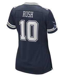Cooper Rush 10 Dallas Cowboys Women's Game Player Jersey - Navy