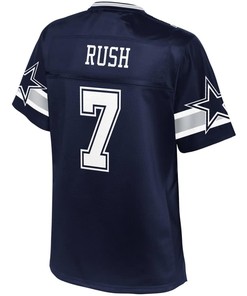 Cooper Rush Dallas Cowboys Nfl Pro Line Womens Team Color Player Jersey - Navy
