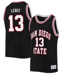 CopJaedon LeDee 13 San Diego State Aztecs 2023 Basketball Jersey- Men Black