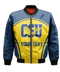 Coppin State Eagles Bomber Curve Style Sport- NCAA