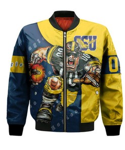 Coppin State Eagles Bomber Jacket Football Go On - NCAA