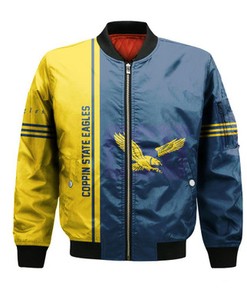 Coppin State Eagles Bomber Jacket Half Style - NCAA