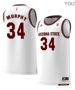 Corban Murphy 34 Arizona State Sun Devils Retro Basketball Youth Jersey - White