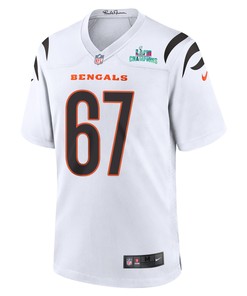 Cordell Volson 67 Cincinnati Bengals Super Bowl LVII Champions Men Game Jersey - White