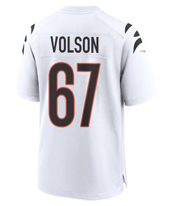 Cordell Volson 67 Cincinnati Bengals Super Bowl LVII Champions Men Game Jersey - White