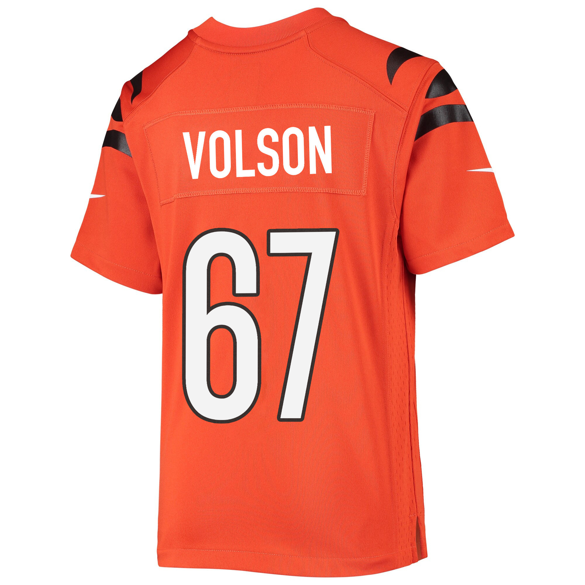 Cordell Volson 67 Cincinnati Bengals Super Bowl LVII Champions Youth Alternate Game Jersey - Black